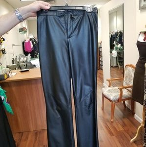 Black leather Ralph Lauren Pants